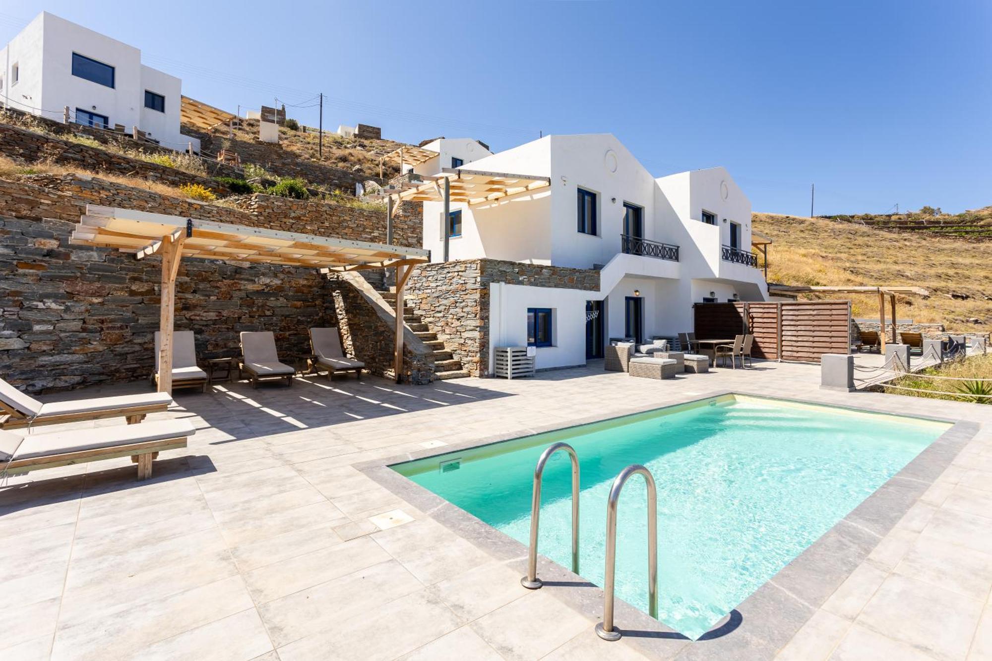 Live In Blue - Kea'S Myriad Shades Korissia  Exterior foto