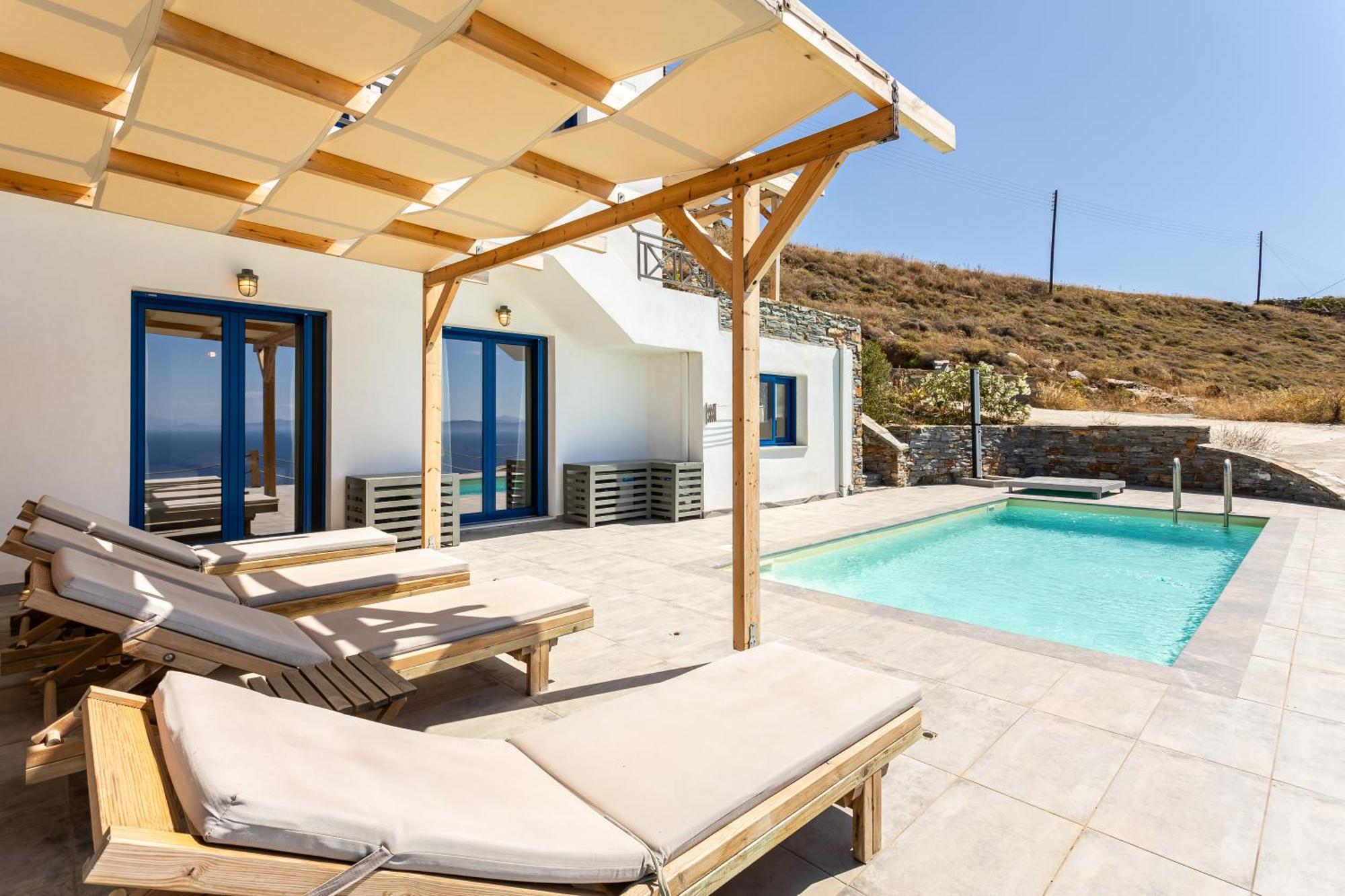 Live In Blue - Kea'S Myriad Shades Korissia  Exterior foto