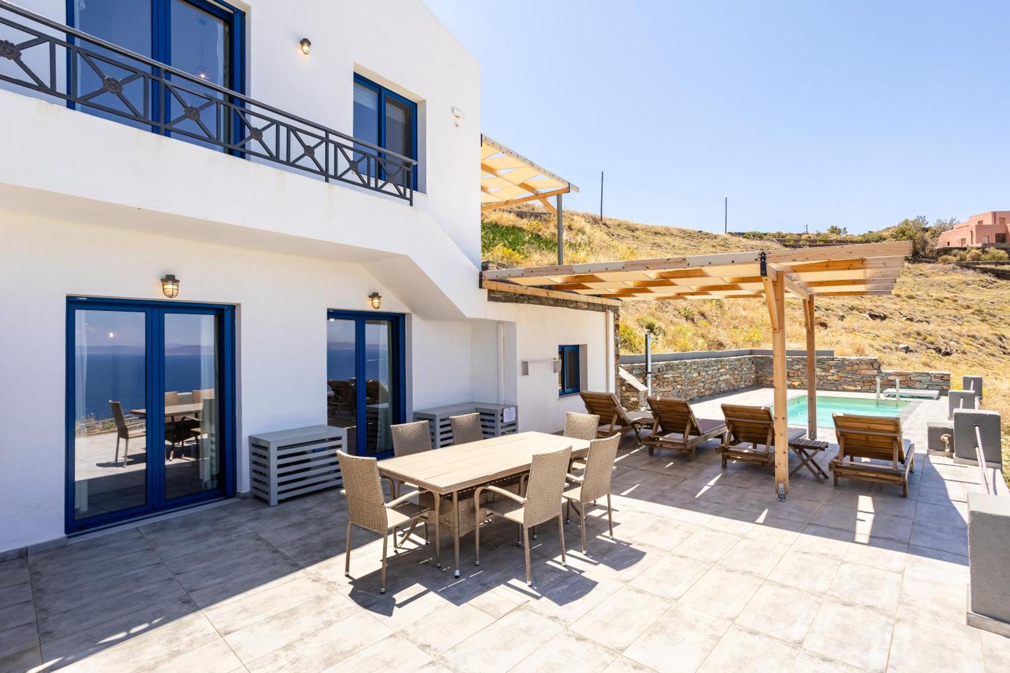 Live In Blue - Kea'S Myriad Shades Korissia  Exterior foto