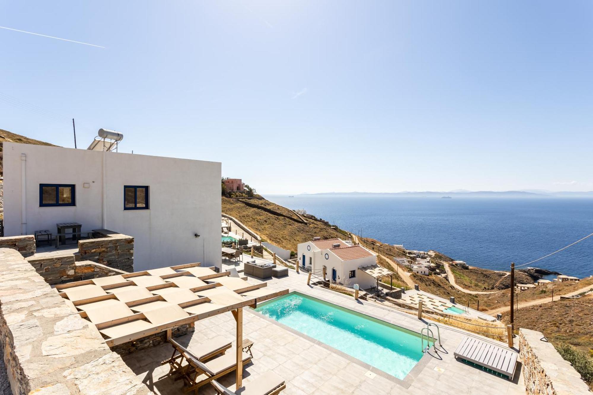 Live In Blue - Kea'S Myriad Shades Korissia  Exterior foto
