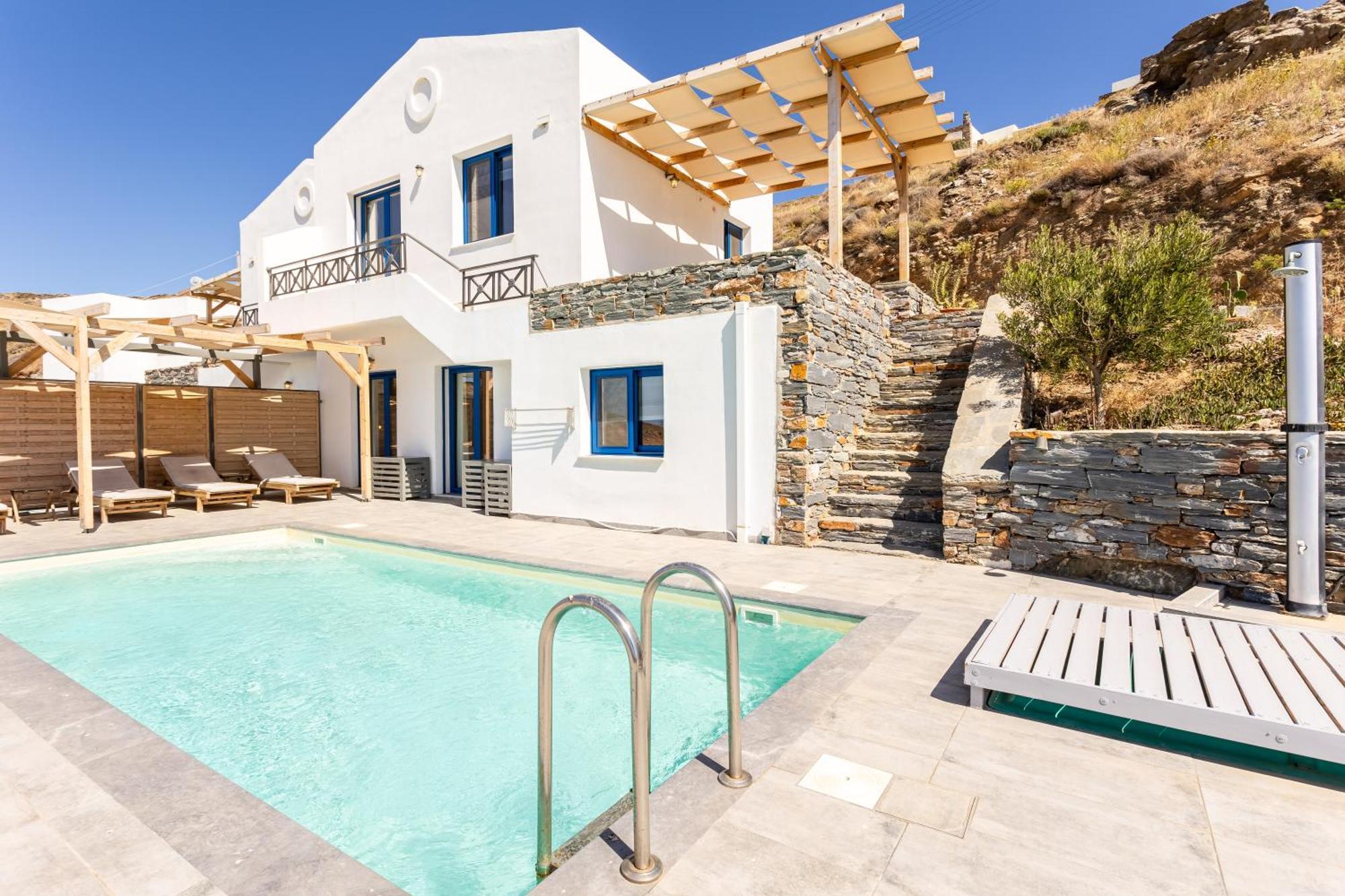 Live In Blue - Kea'S Myriad Shades Korissia  Exterior foto